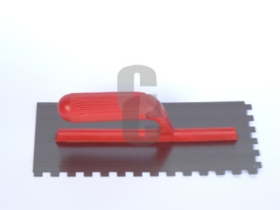 Маламашка лукс - назъбена -оранж.дръжка-                                                                                                                                                                                                                                                                    